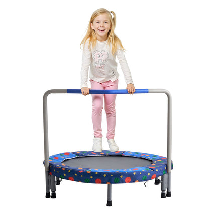 Kids Trampoline 36 Inch, Foldable With Handle, 220 lb