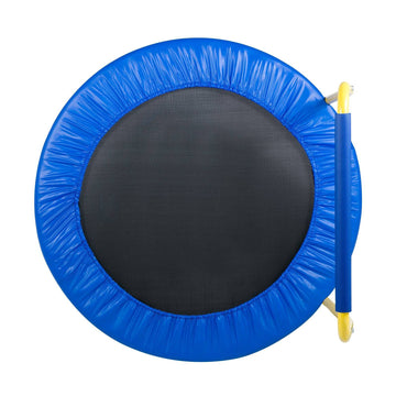 Kids Trampoline 36 Inch, Foldable with Handlebar, 132 LB