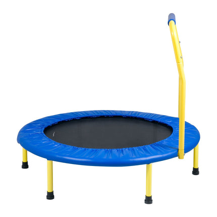 Kids Trampoline 36 Inch, Foldable with Handlebar, 132 LB