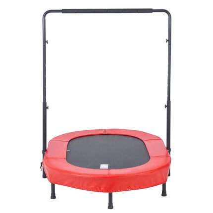 Kids Trampoline 56x36 Inch, Foldable with Handlebar