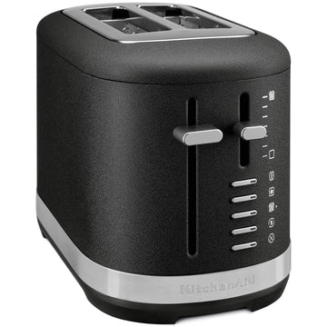 KitchenAid 2-Slice Toaster with Manual Lift Lever, Cast Iron Black, All-Metal