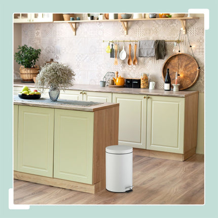 Kitchen Pedal Bin, 20L – Hands-Free Waste Disposal