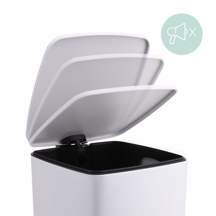 Kitchen Pedal Bin, 30L, Soft-Close Lid