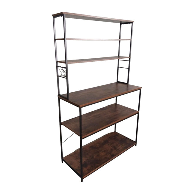 Kitchen Shelf with Worktop and Storage Space