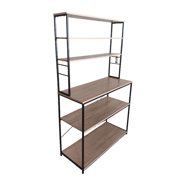 Kitchen Shelf with Worktop and Storage Space