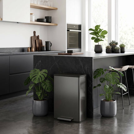 Kitchen Trash Can 45L – Soft-Close Lid, Removable Inner Bin