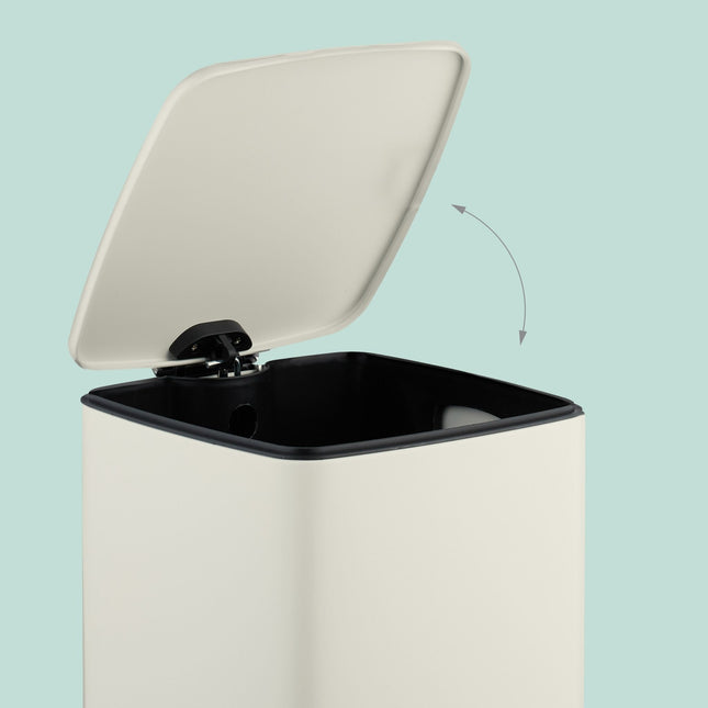 Keukenafvalbak 20L met soft-close deksel
