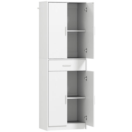 Kitchen cabinet, 3-level adjustable shelves, chipboard, MDF, plenty of storage space, white
