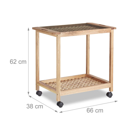 Kitchen cart on wheels