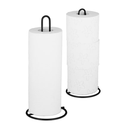 Kitchen roll holder set of 2