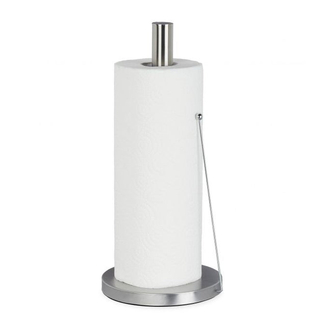 Kitchen roll holder stainless steel standing