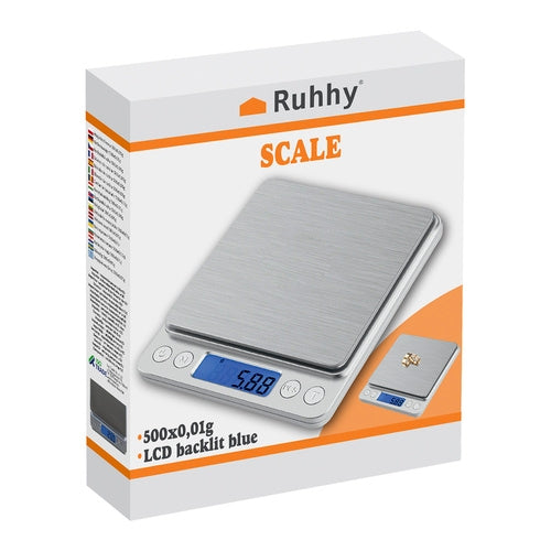 Keukenweegschaal 500x0,01g Ruhhy 19899