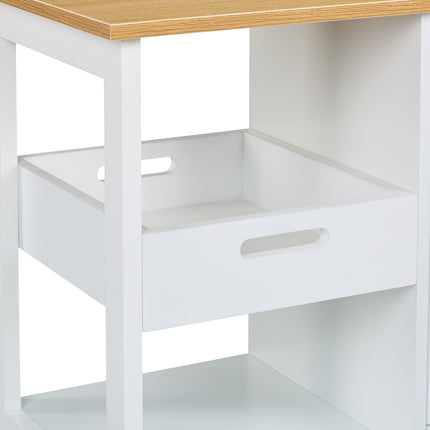 Kitchen trolley with work surface