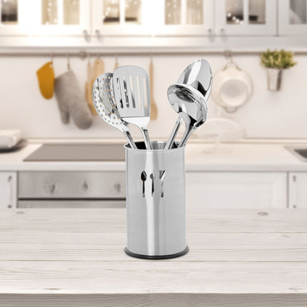 Kitchen utensils in stainless steel