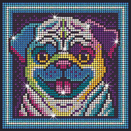 Kitfix Diy Set Diamond Art Pug