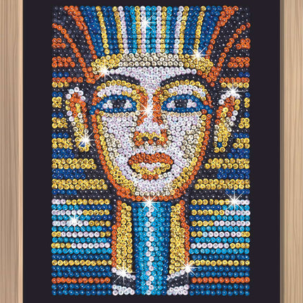 Kitfix Diy Set Sequin Art Blue Premium Tutankhamun