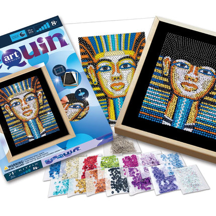 Kitfix Diy Set Sequin Art Blue Premium Tutankhamun