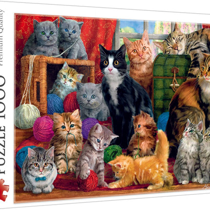 Kittens 1000-Piece Puzzle for Fun Family Entertainment