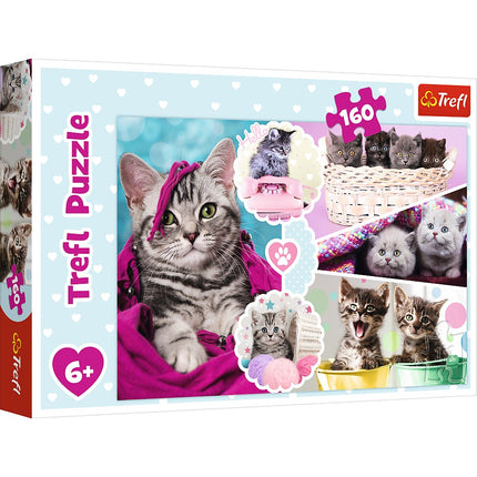 Kittens Puzzle, 160 Pieces, Fun for All Ages