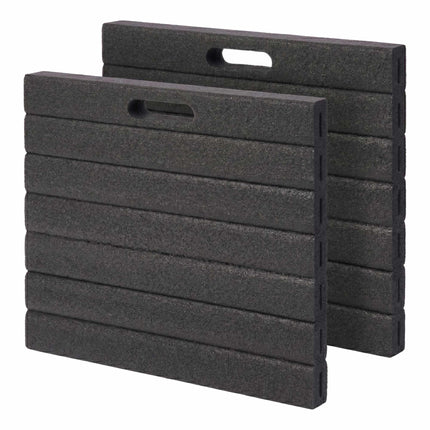 Knee Pads with Handle, EVA Foam, Set of 2, Black