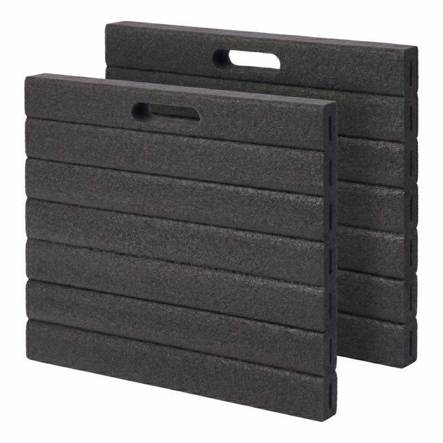 Knee Pads with Handle, EVA Foam, Set of 2, Black