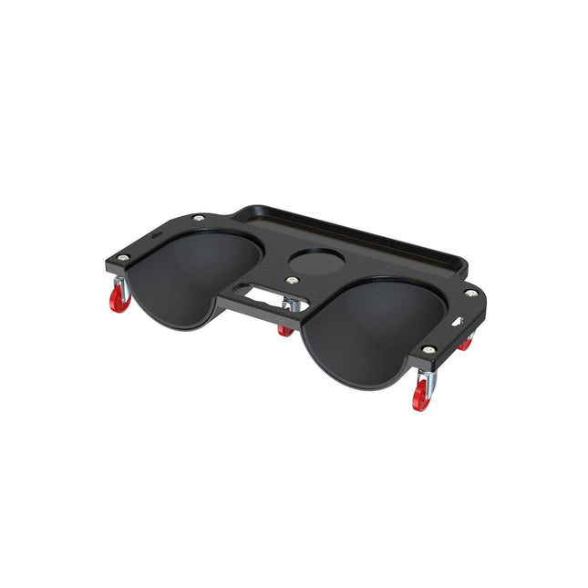 Knee Roller with Tool Tray for Flooring Tasks
