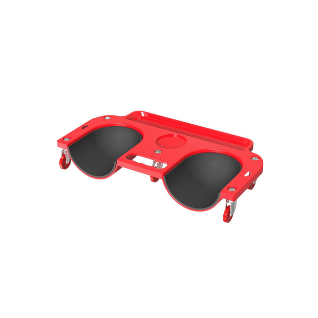 Knee Roller with Tool Tray for Flooring Tasks