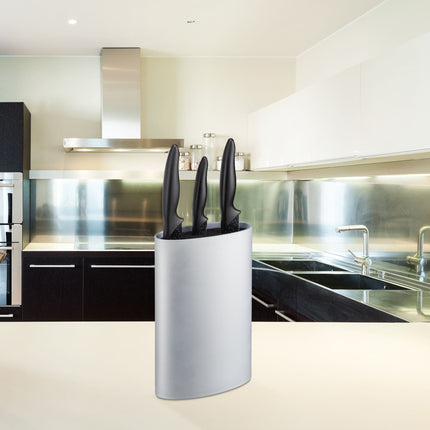 Knife block oval