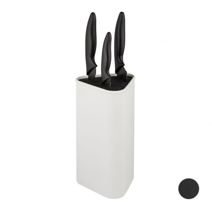 Knife block triangular