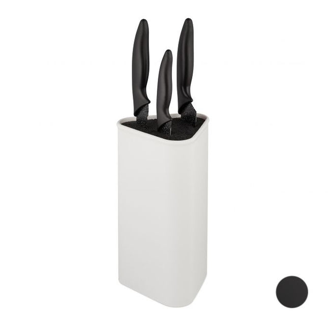 Knife block triangular