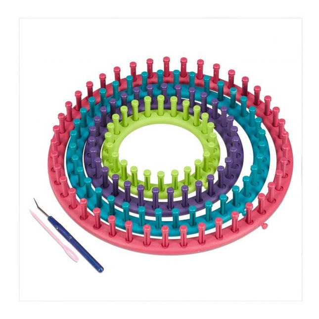 Knitting rings set of 6