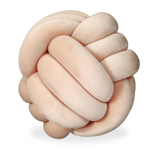 Knot cushion solid color