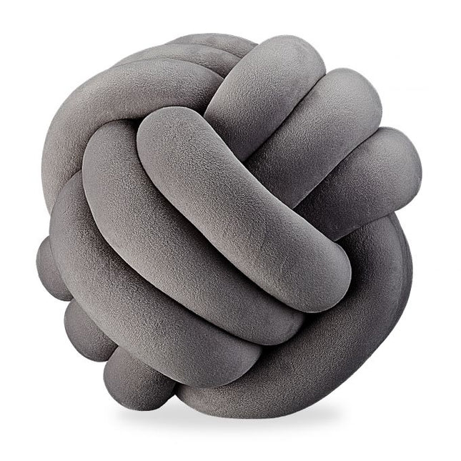 Knot cushion solid color