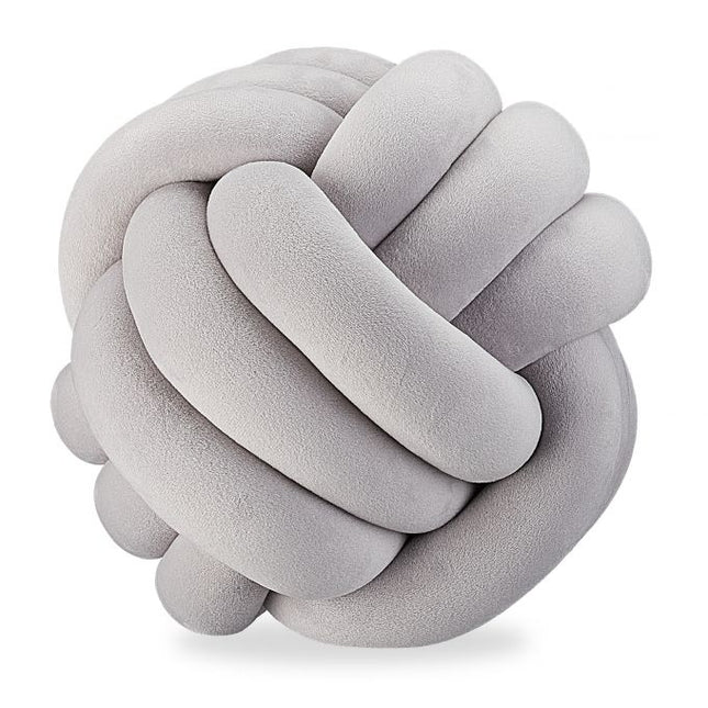 Knot cushion solid color