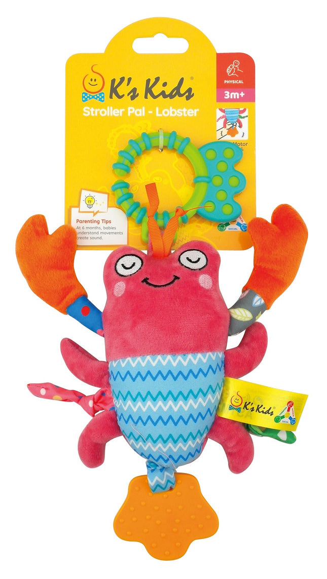 Kskids Soft Toy For Stroller Lobster