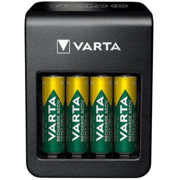 LCD Plug Charger+ AA/AAA/9V + USB incl. 4xAA