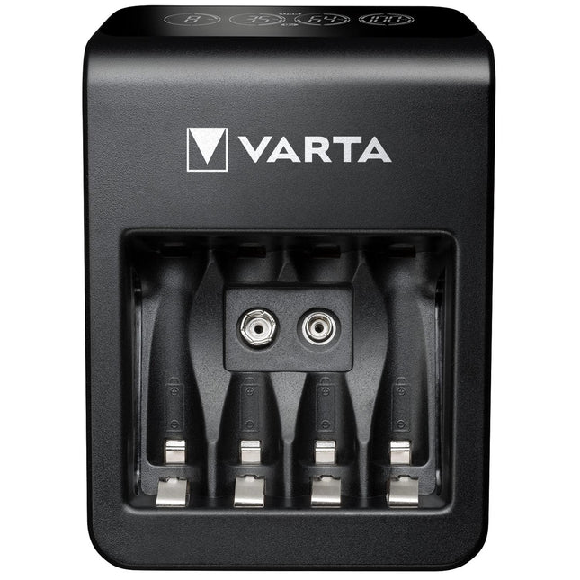 LCD Plug Charger+ AA/AAA/9V + USB incl. 4xAA