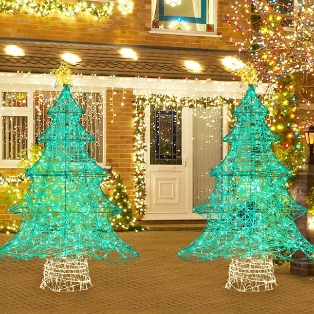 LED Artificial Christmas Tree 123cm, 520 Lights, Star