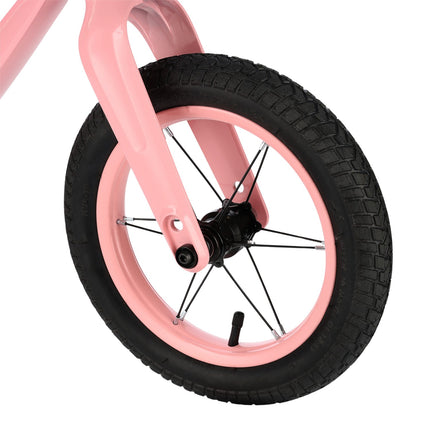 LED Balance Bike, 12"" Wheel, Pink