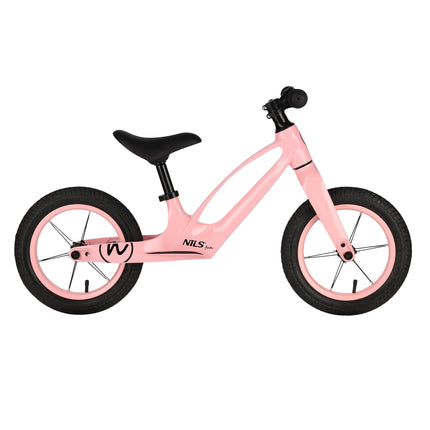 LED Balance Bike, 12"" Wheel, Pink