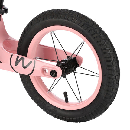 LED Balance Bike, 12"" Wheel, Pink