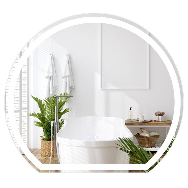 LED Bathroom Mirror with Anti-Fog, Dimmable Touch Control
