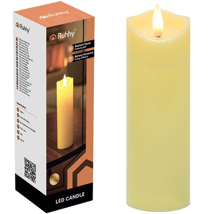LED Candle Insert, Flickering Flame, 17x5cm, 1 Piece