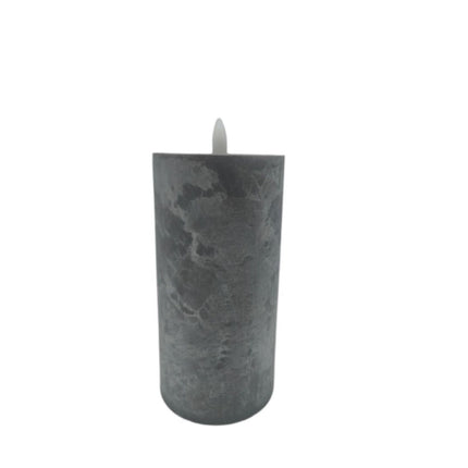 LED Candles with Timer, Set of 3 – Concrete Style