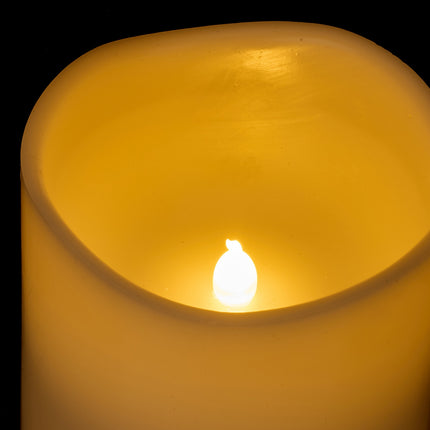 LED Candles with Timer and Remote, Set of 2