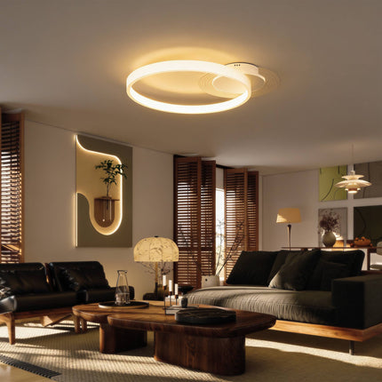 LED Ceiling Light, Adjustable Color Temp, 30W, White