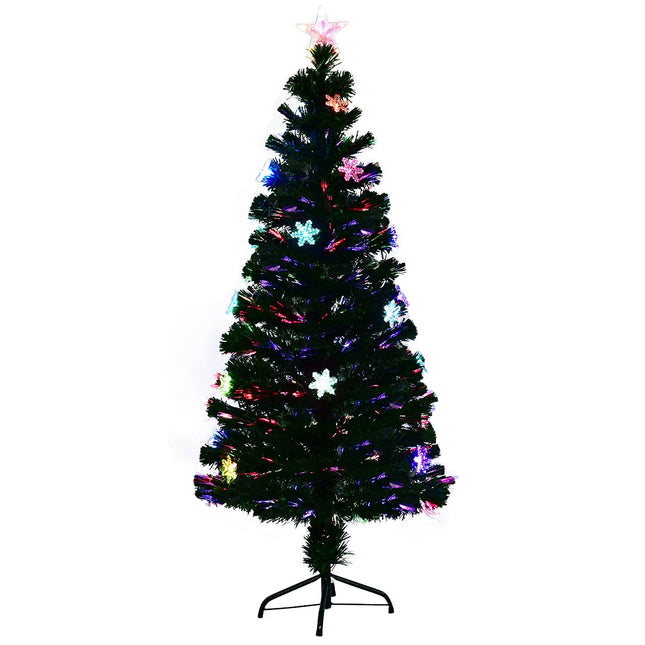 LED Christmas Tree, Fiber Optic, 180 cm, Green