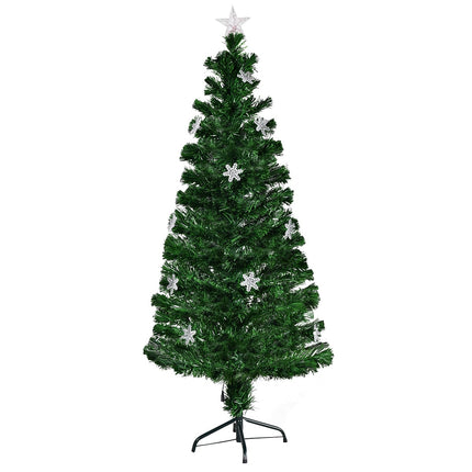 LED Christmas Tree, Fiber Optic, 180 cm, Green