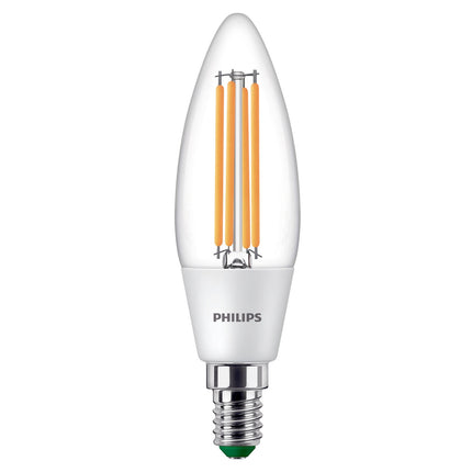 LED E14 B35 Crown 2.3W (40W) Clear 485lm 2700K Energy class A