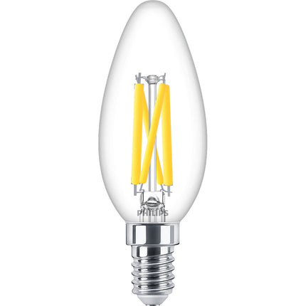 LED E14 Crown 3.4W (40W) Clear Dim WarmGlow 470